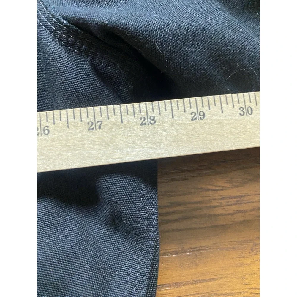 Carhartt J140 Blk Canvas Hooded Jacket Mens Sz XL Black USA Made Quilt Lined